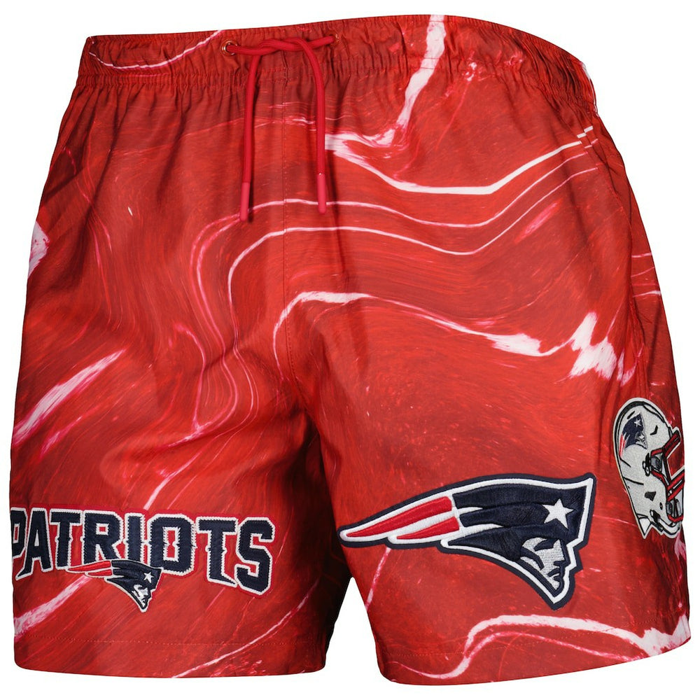 Pro Standard Allover Marble Print Shorts - New England Patriots Shorts