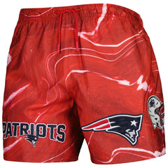 Pro Standard Allover Marble Print Shorts - New England Patriots Shorts