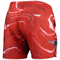 Pro Standard Allover Marble Print Shorts - New England Patriots Shorts
