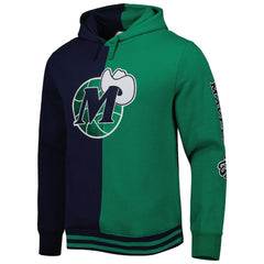 Mitchell & Ness Dallas Mavericks Hardwood Classics Split Pullover Hoodie sale