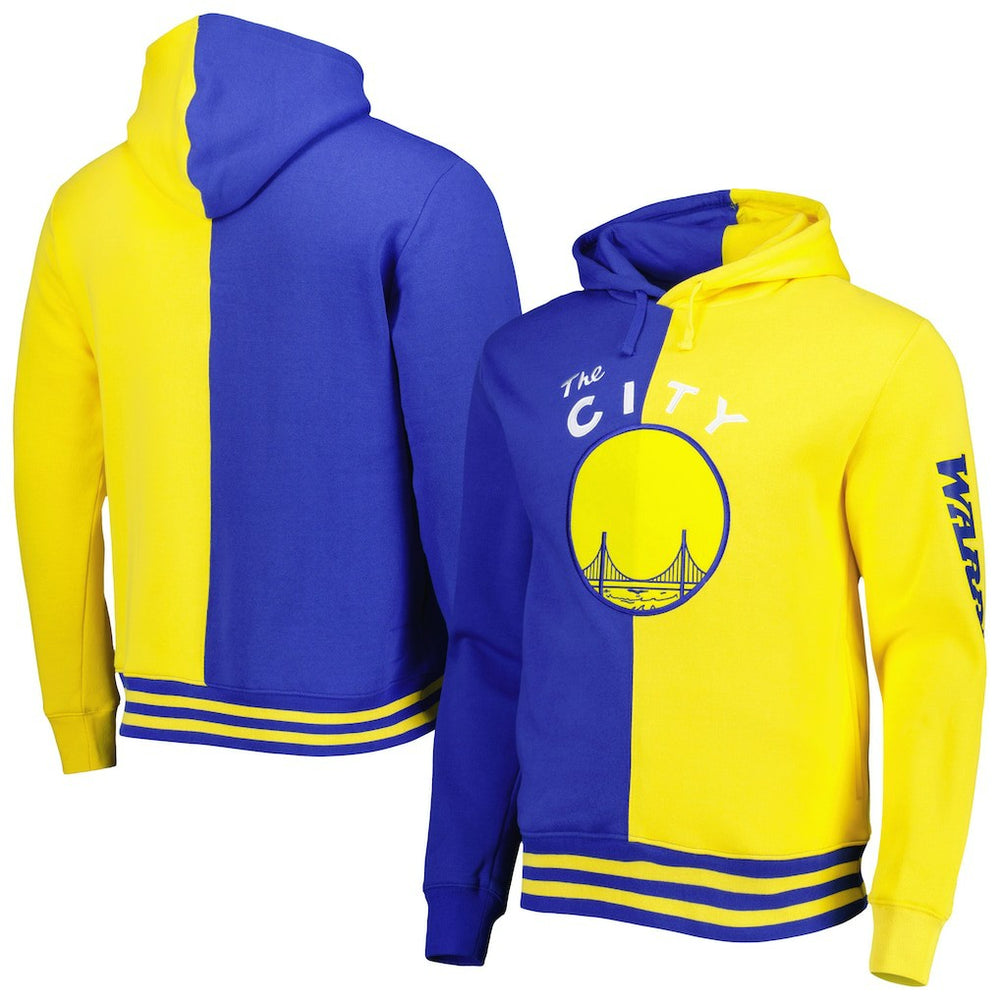 Mitchell & Ness Golden State Warriors Hardwood Classics Split Pullover Hoodie sale