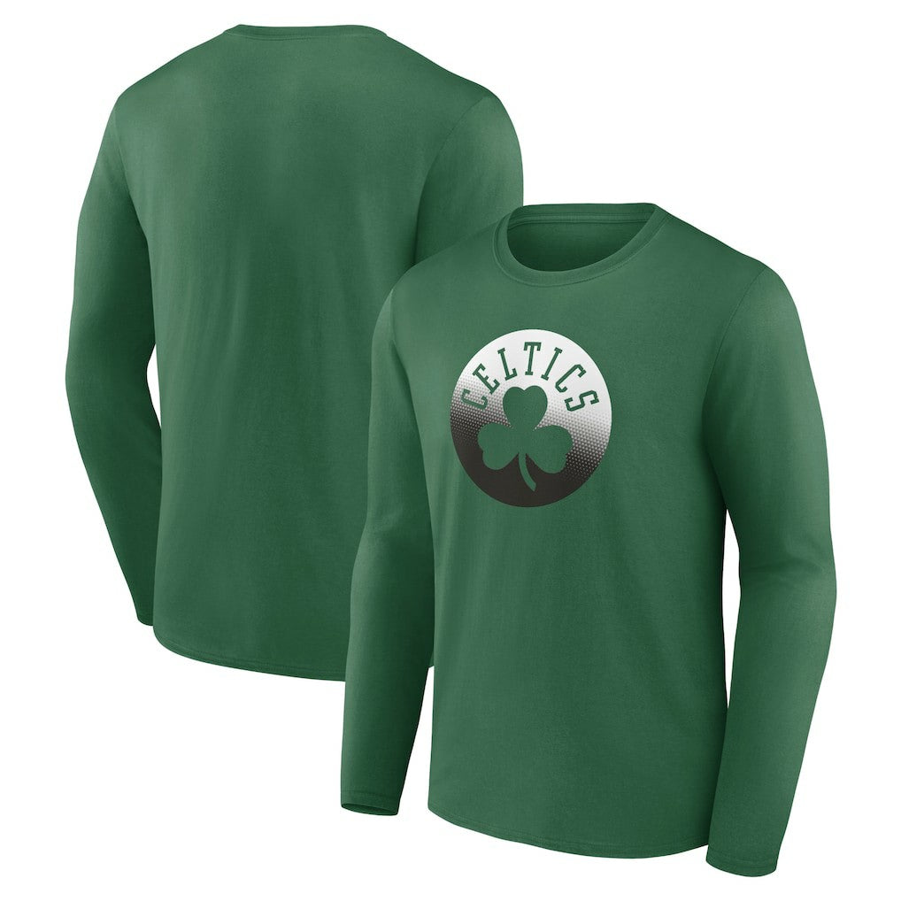 Boston Celtics Gradient Logo Long Sleeve T-Shirt
