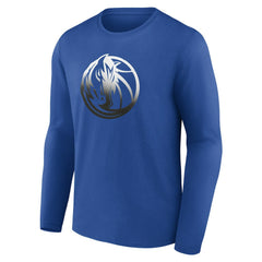 Dallas Mavericks Gradient Logo Long Sleeve T-Shirt sale