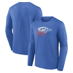 Oklahoma City Thunder Gradient Logo Long Sleeve T-Shirt