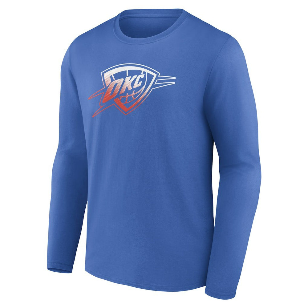 Oklahoma City Thunder Gradient Logo Long Sleeve T-Shirt