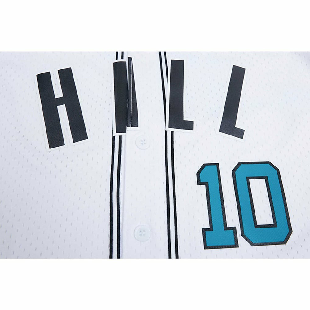 Tyreek Hill  Pro Standard Mesh Baseball Button-Up T-Shirt - Miami Dolphins T-shirts