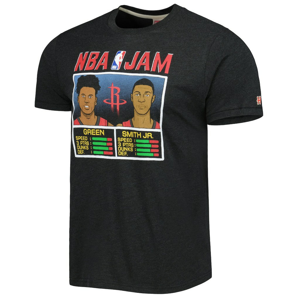Jalen Green & Jabari Smith Jr. Houston Rockets Homage NBA Jam Tri-Blend T-Shirt