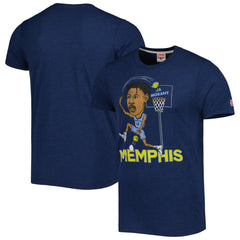 Ja Morant Memphis Grizzlies Homage Caricature Tri-Blend T-Shirt