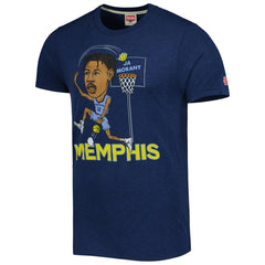 Ja Morant Memphis Grizzlies Homage Caricature Tri-Blend T-Shirt