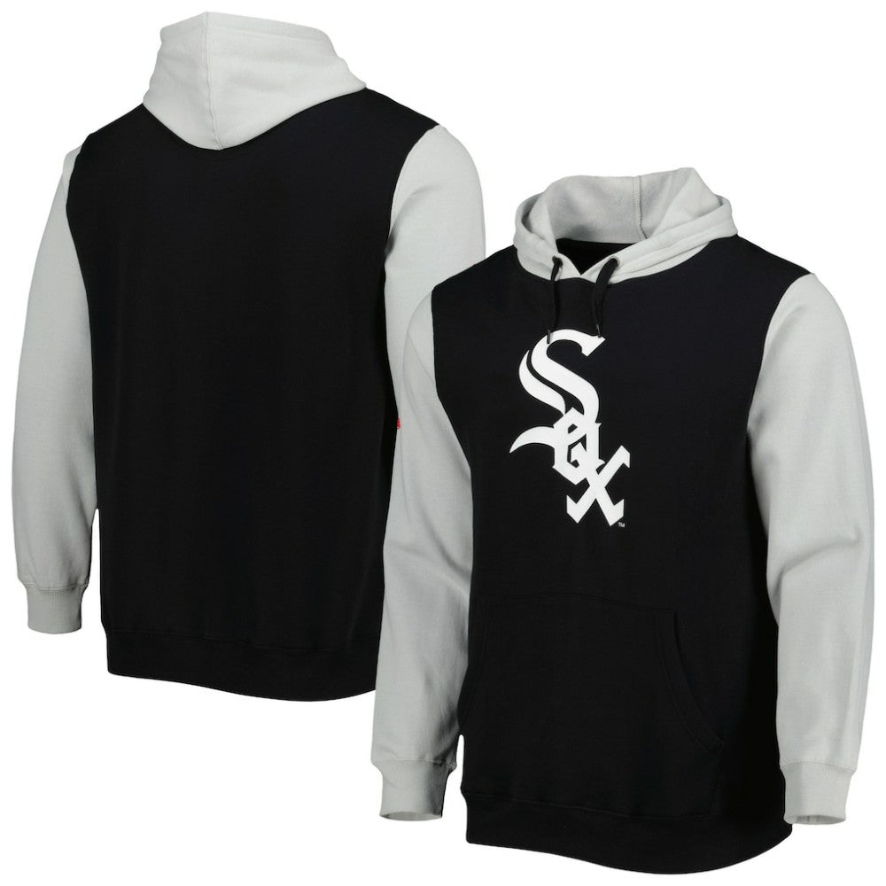 Black/Gray Chicago White Sox Stitches Team Pullover Hoodie