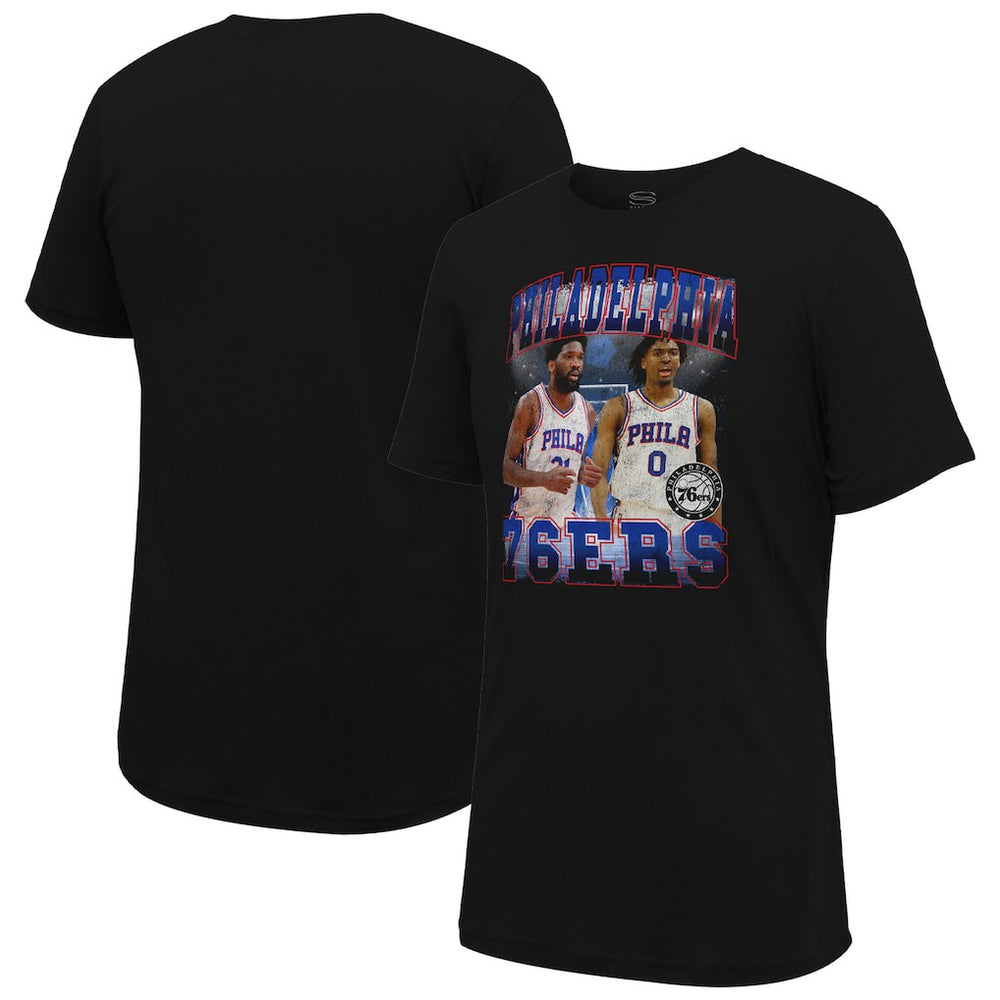 Joel Embiid & Tyrese Maxey Philadelphia 76ers Stadium Essentials Unisex Player Duo T-Shirt