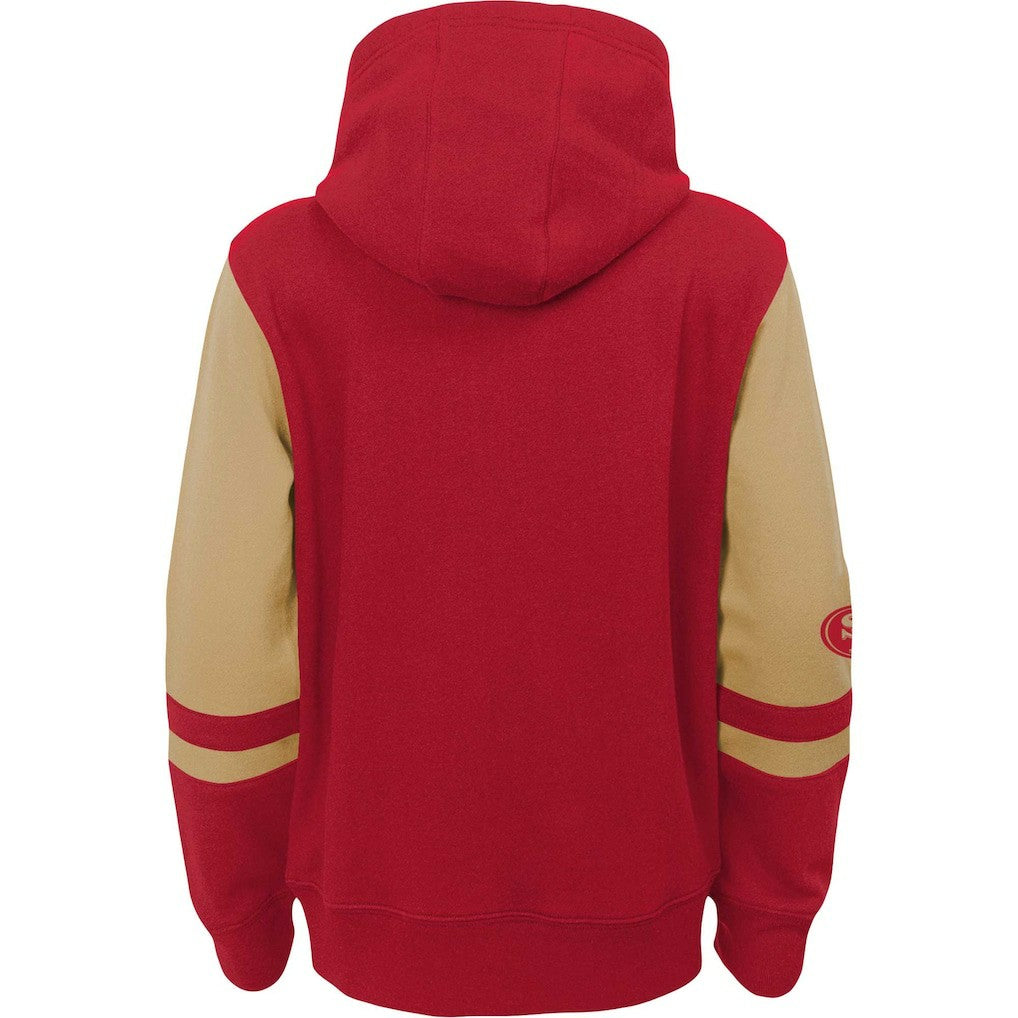 Preschool Stadium Color Block Full-Zip Hoodie - San Francisco 49ers Hoodies