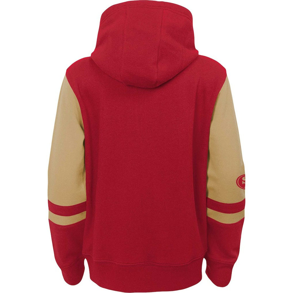 Preschool Stadium Color Block Full-Zip Hoodie - San Francisco 49ers Hoodies