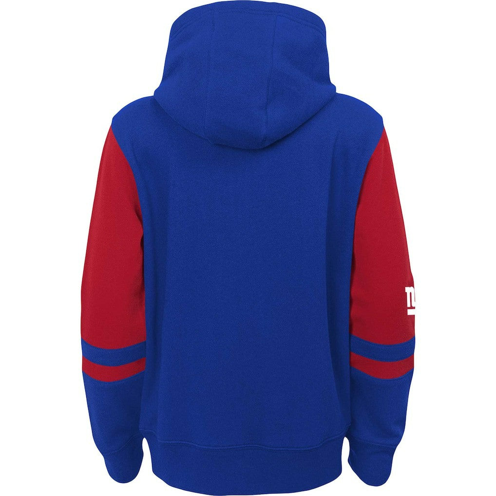 Preschool Stadium Color Block Full-Zip Hoodie - New York Giants Hoodies
