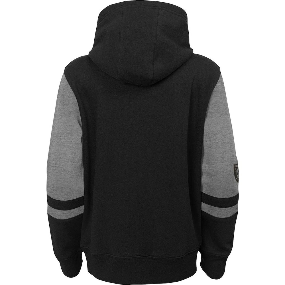 Preschool Stadium Color Block Full-Zip Hoodie - Las Vegas Raiders Hoodies