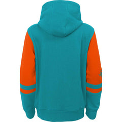 Youth Colorblock Full-Zip Hoodie - Miami Dolphins Hoodies