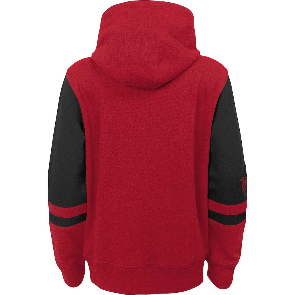 Youth Colorblock Full-Zip Hoodie - Atlanta Falcons Hoodies