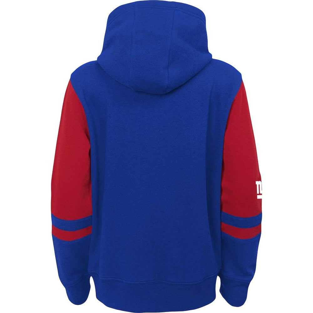 Youth Colorblock Full-Zip Hoodie - New York Giants Hoodies