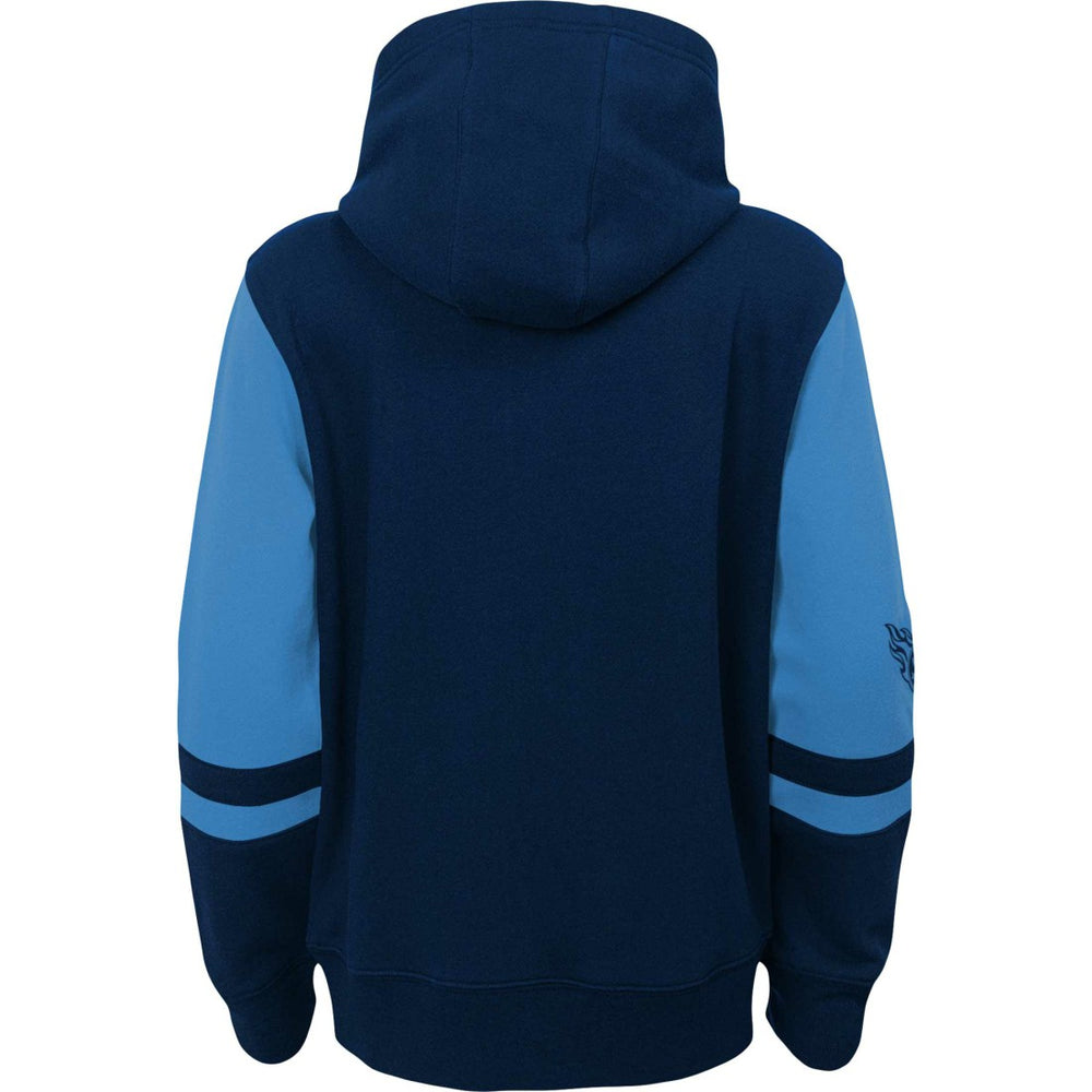 Youth Colorblock Full-Zip Hoodie - Tennessee Titans Hoodies