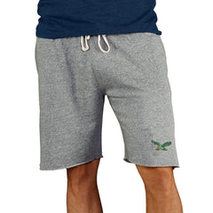 Concepts Sport Throwback Logo Mainstream Terry Shorts - Philadelphia Eagles Shorts