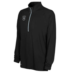 Combine Authentic Raglan Quarter-Zip Top - Las Vegas Raiders Tops