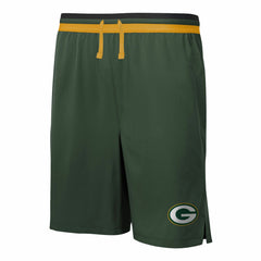 Cool Down Tri-Color Elastic Training Shorts - Green Bay Packers Shorts