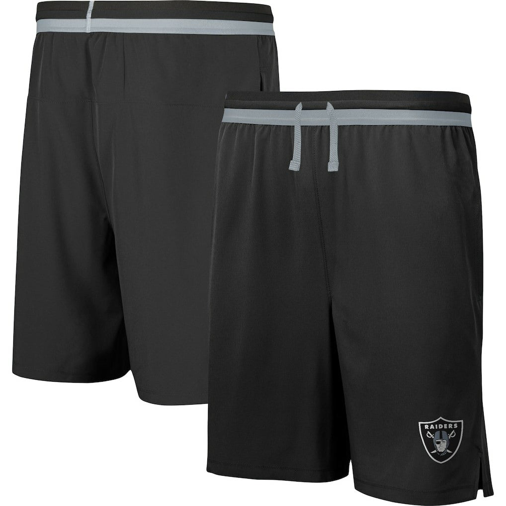 Cool Down Tri-Color Elastic Training Shorts - Las Vegas Raiders Shorts