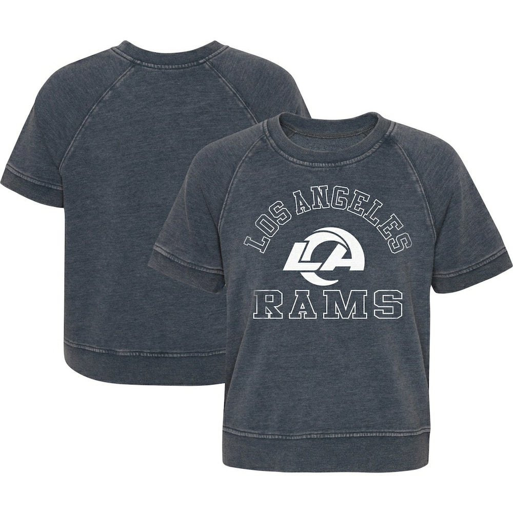 Girls Juniors Cheer Squad Raglan T-Shirt - Los Angeles Rams T-shirts