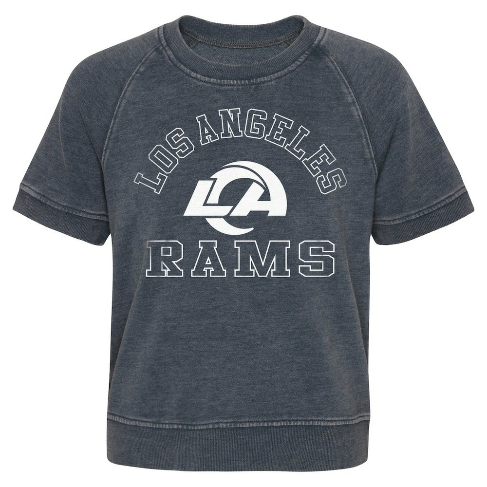 Girls Juniors Cheer Squad Raglan T-Shirt - Los Angeles Rams T-shirts