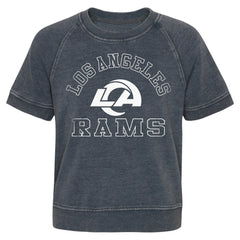 Girls Juniors Cheer Squad Raglan T-Shirt - Los Angeles Rams T-shirts