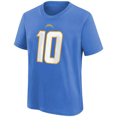 Justin Herbert  Youth Player Name & Number T-Shirt - Los Angeles Chargers T-shirts