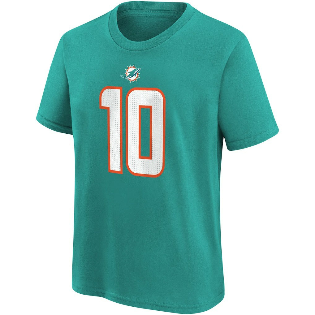 Tyreek Hill  Youth Player Name & Number T-Shirt - Miami Dolphins T-shirts
