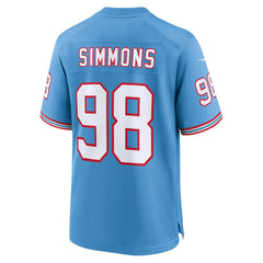 Jeffery Simmons  Youth Game Jersey - Tennessee Titans Jerseys