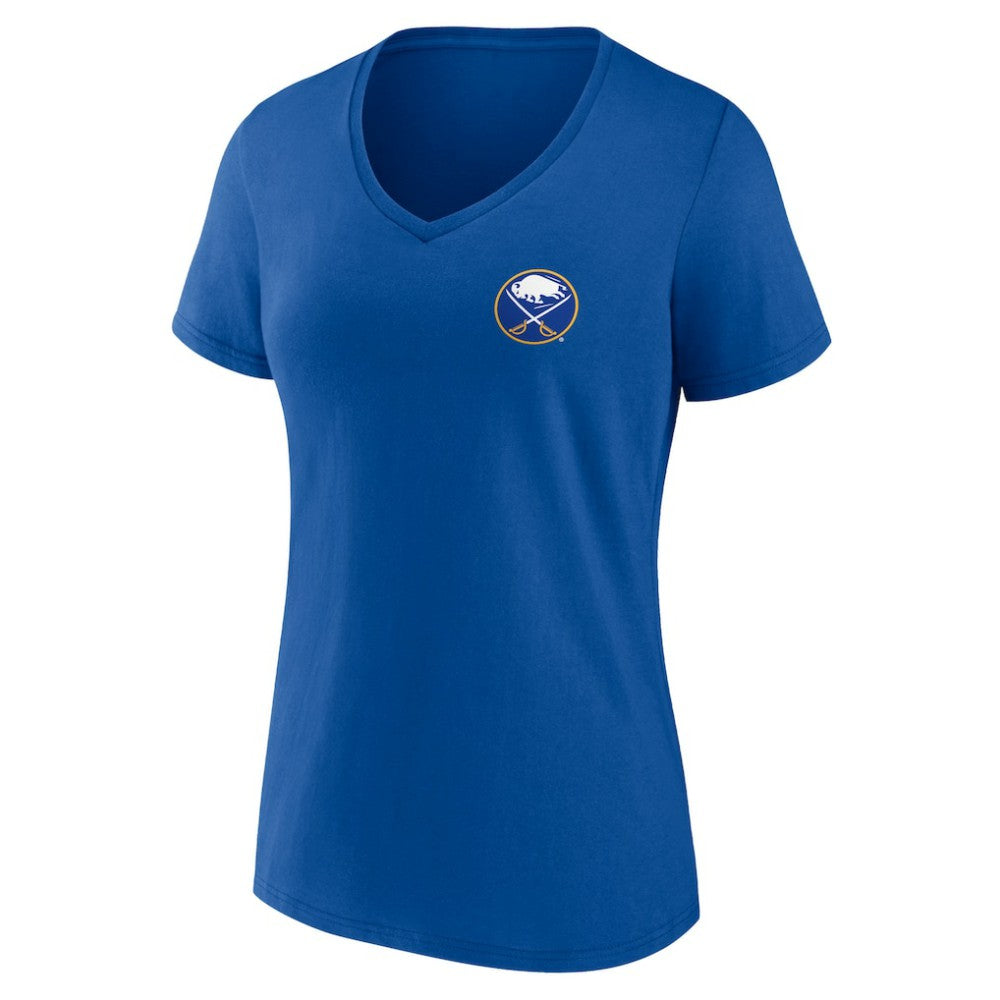 NHL Buffalo Sabres Women's Territorial V-Neck T-Shirt