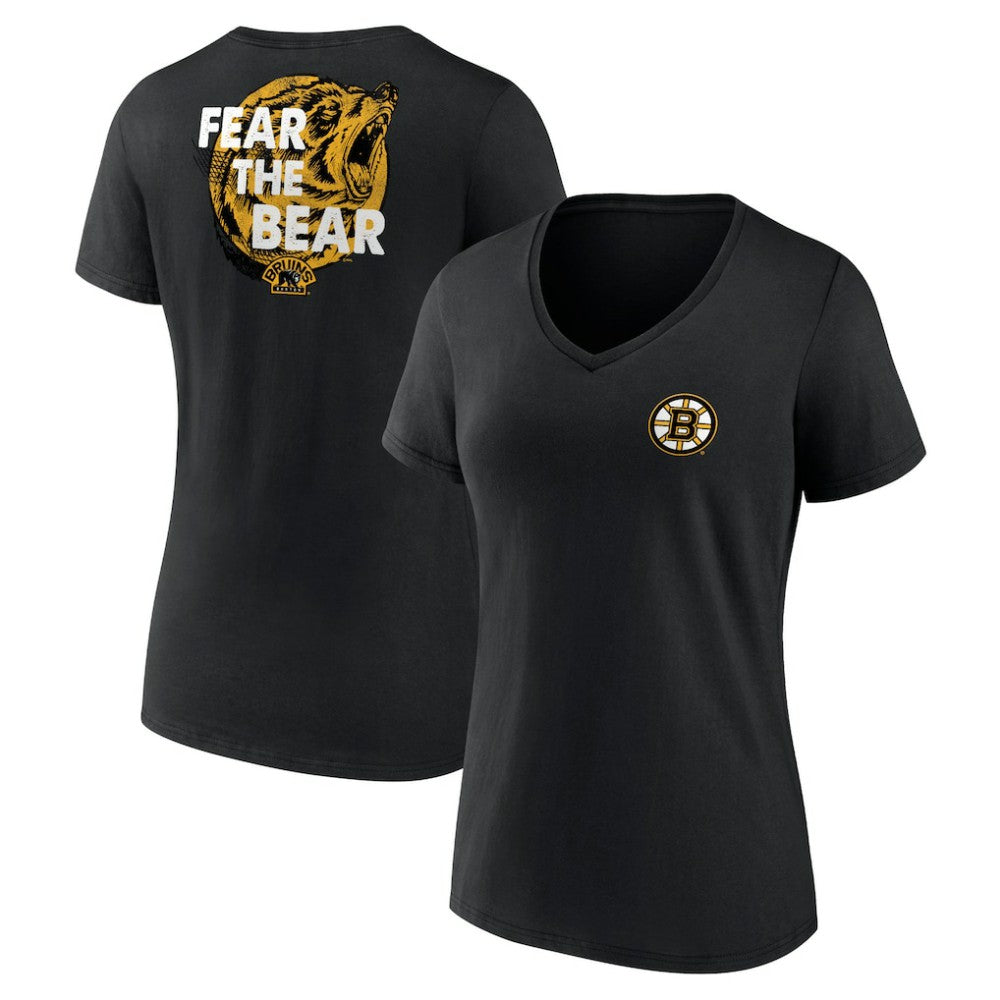 NHL Boston Bruins Women's Territorial V-Neck T-Shirt