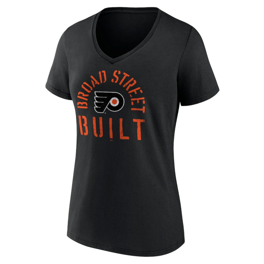 NHL Philadelphia Flyers Women's Shout Out V-Neck T-Shirt