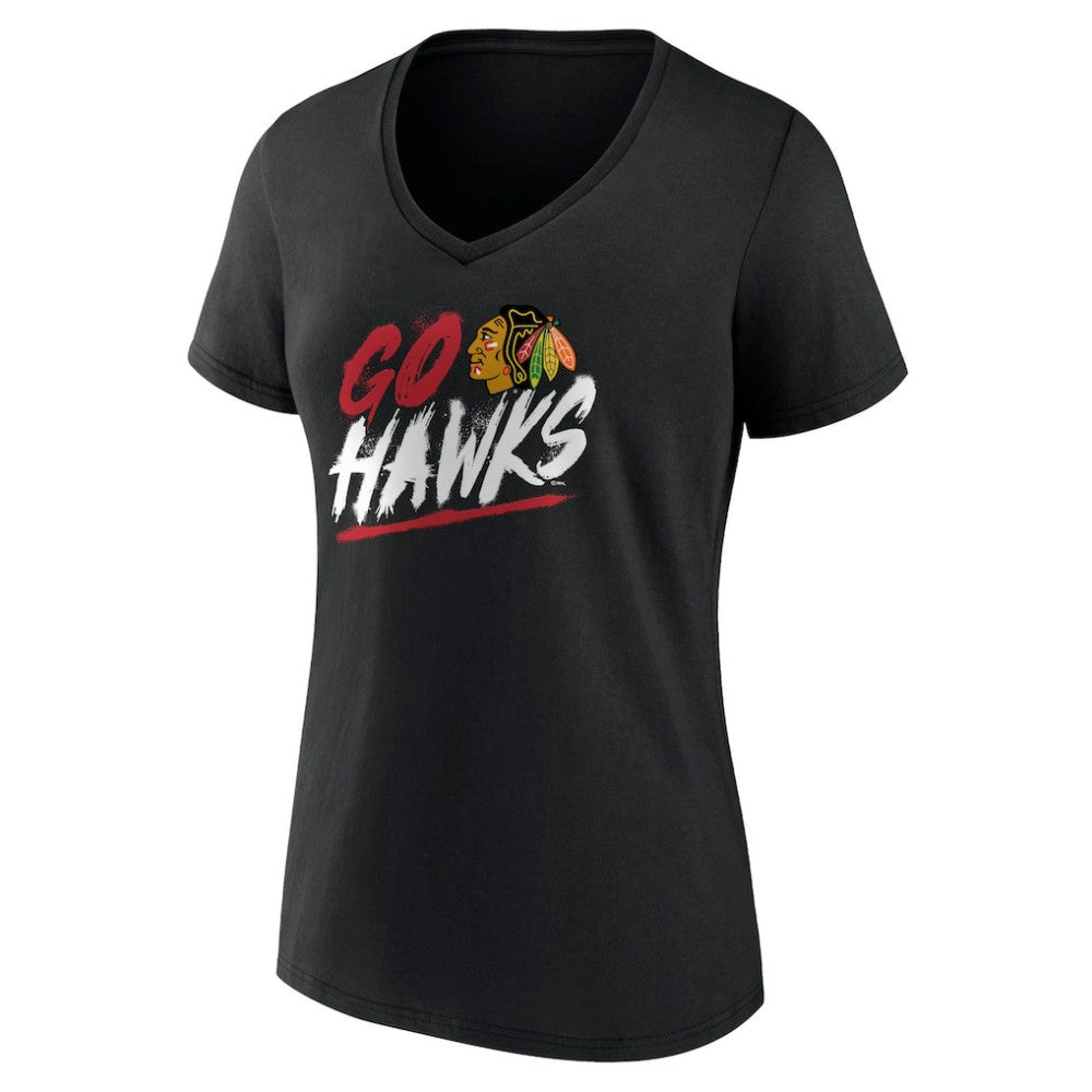 NHL Chicago Blackhawks Women's Proclamation V-Neck T-Shirt