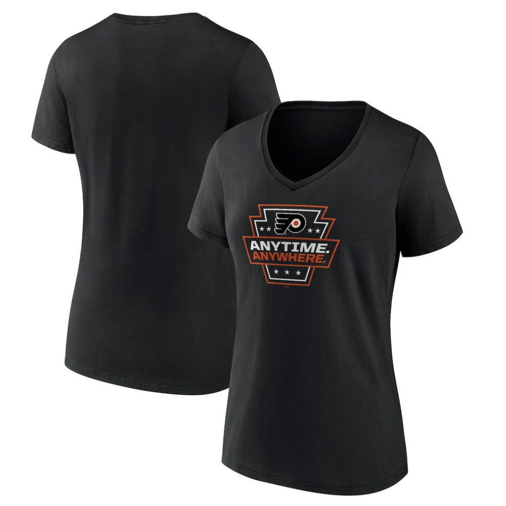 NHL Philadelphia Flyers Women's Proclamation V-Neck T-Shirt