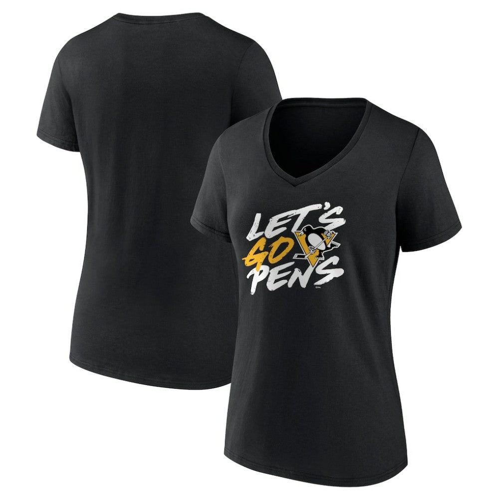 NHL Pittsburgh Penguins Women's Proclamation V-Neck T-Shirt