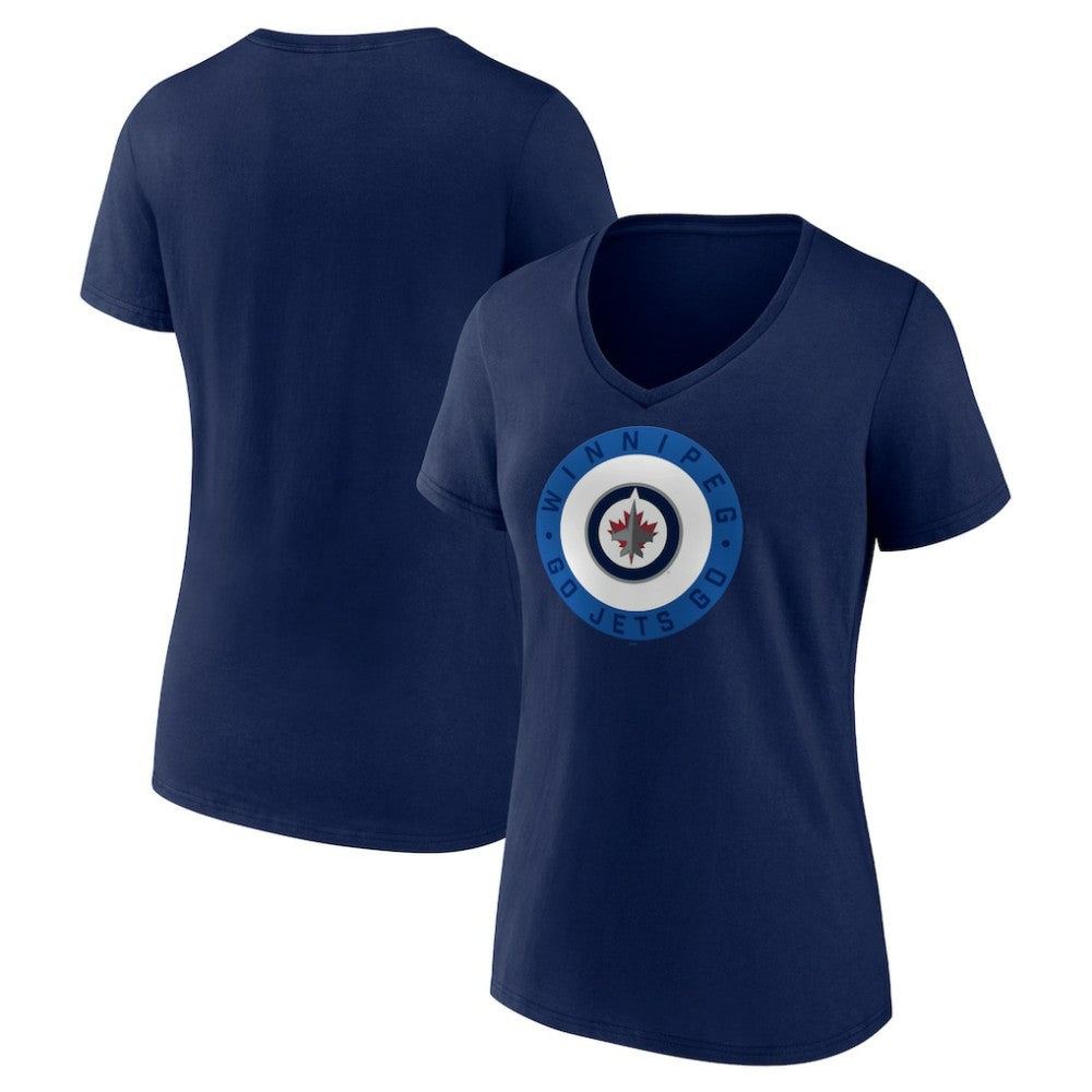 NHL Winnipeg Jets Women's Proclamation V-Neck T-Shirt