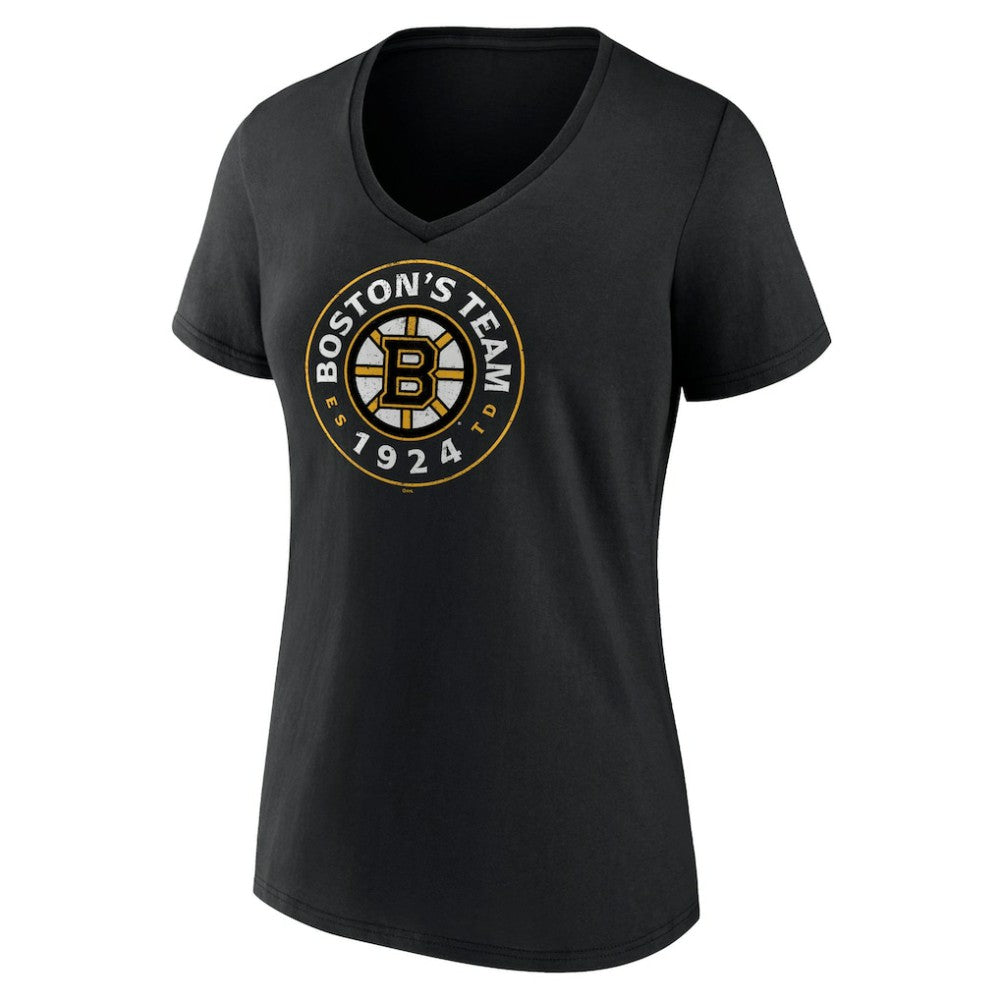 NHL Boston Bruins Women's Represent V-Neck T-Shirt
