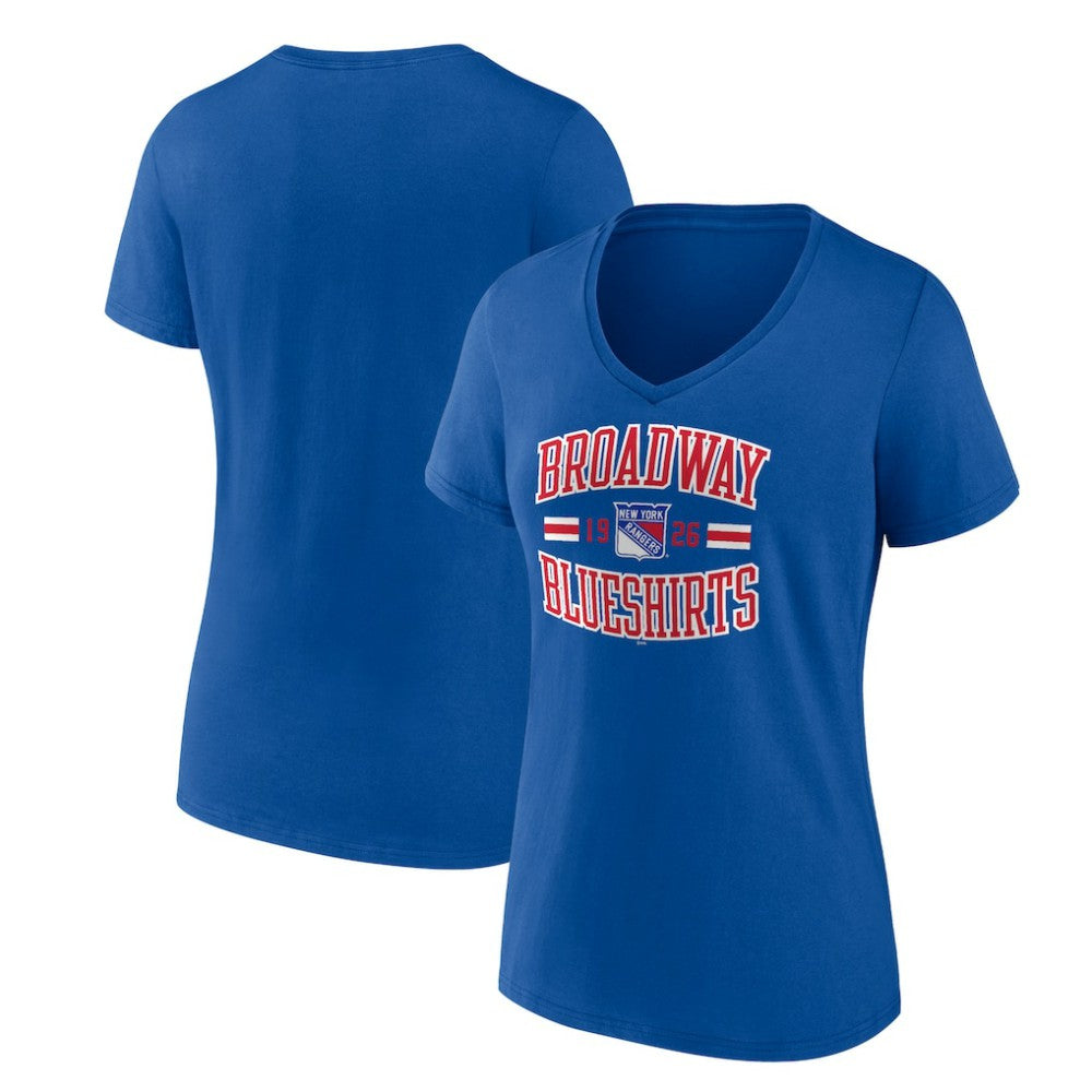 NHL New York Rangers Women's Represent V-Neck T-Shirt