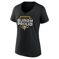 NHL Pittsburgh Penguins Women's Represent V-Neck T-Shirt