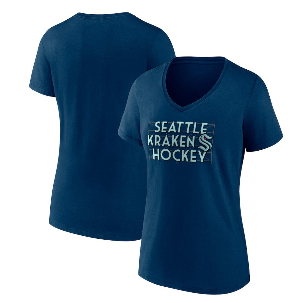 NHL Seattle Kraken Women's Represent V-Neck T-Shirt