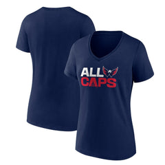 NHL Washington Capitals Women's Represent V-Neck T-Shirt