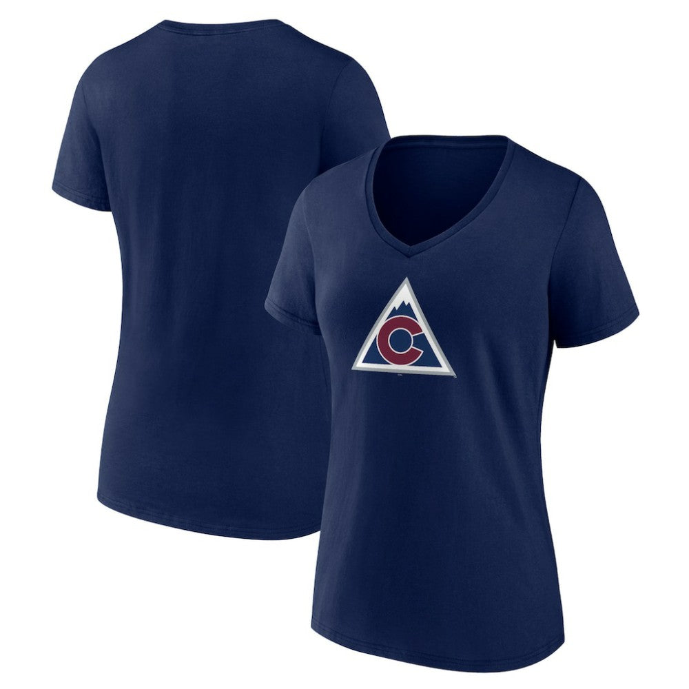 NHL Colorado Avalanche Women's Alternate Logo V-Neck T-Shirt