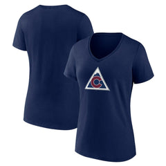 NHL Colorado Avalanche Women's Alternate Logo V-Neck T-Shirt