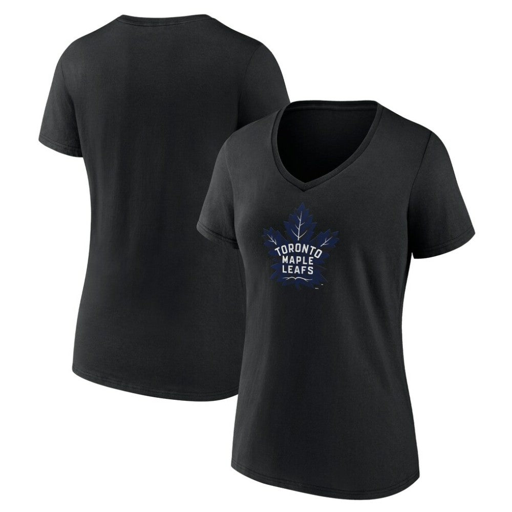 NHL Toronto Maple Leafs Women's Alternate Logo V-Neck T-Shirt