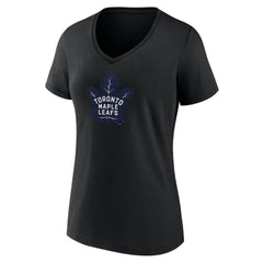 NHL Toronto Maple Leafs Women's Alternate Logo V-Neck T-Shirt