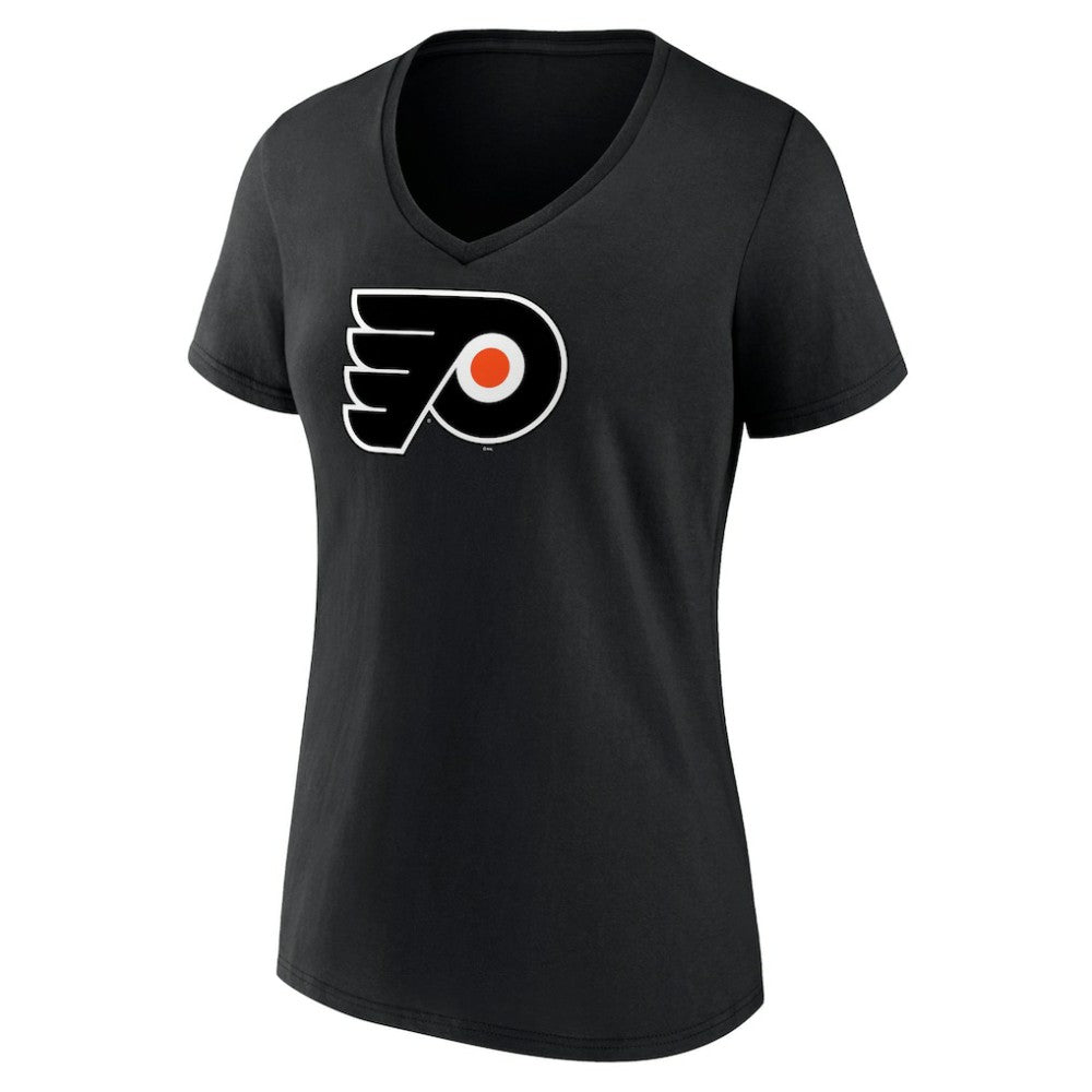 NHL Philadelphia Flyers Women's Alternate Logo V-Neck T-Shirt